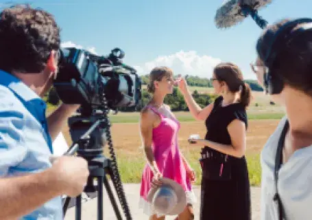 Filming set