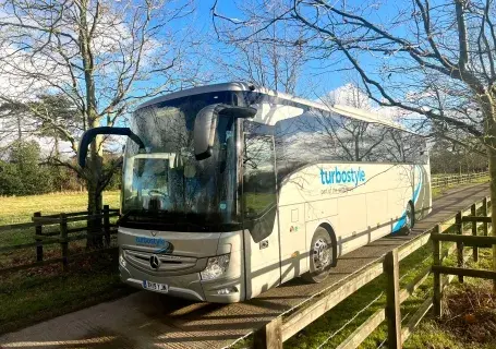 Turbostyle coach parked