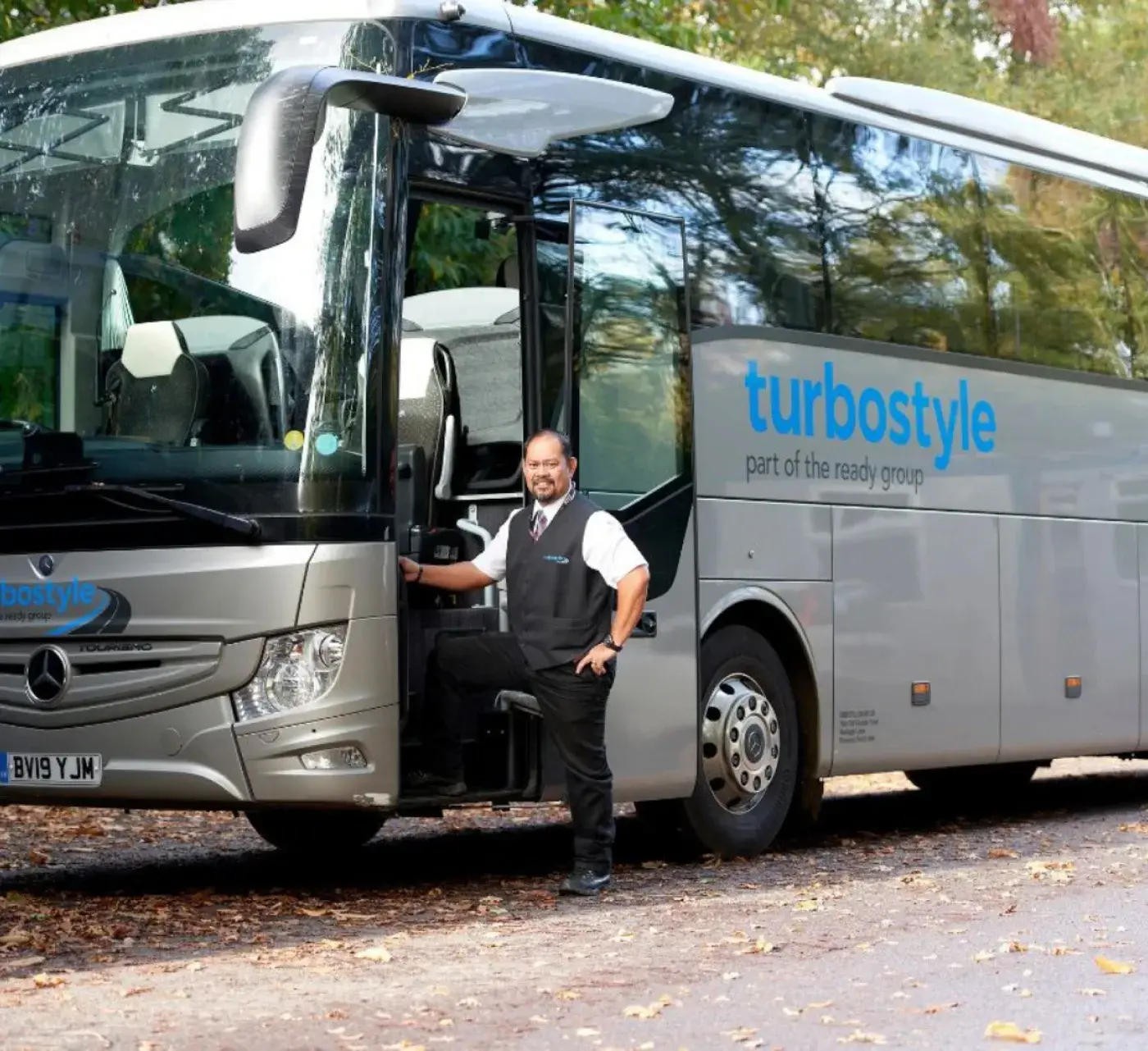 Coach with driver